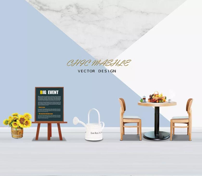 3D Blue English WC2584 Wall Murals