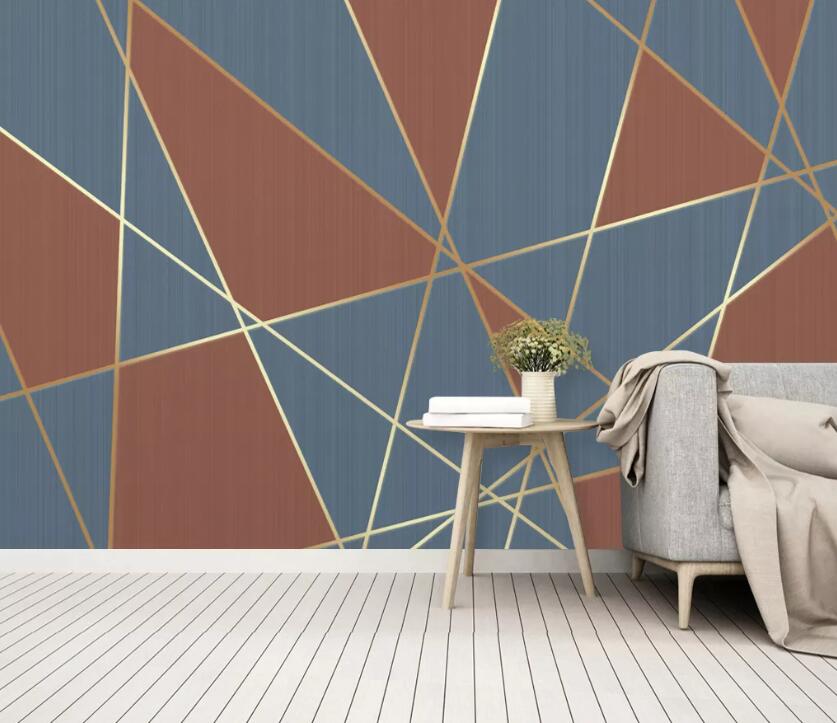 3D Oblique Rectangle WC2582 Wall Murals