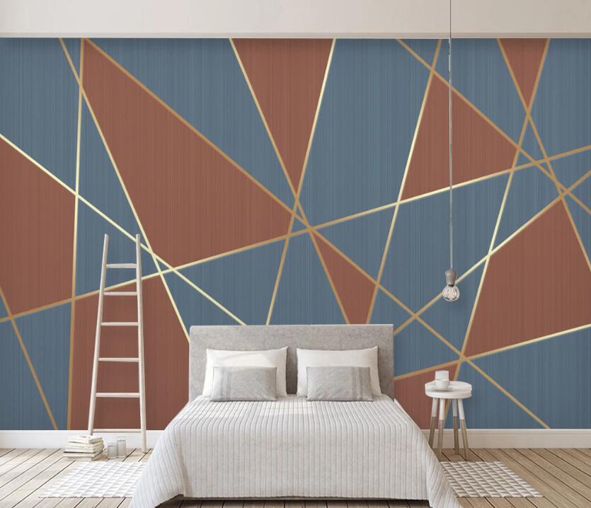 3D Geometric Piece WC86 Wall Murals Wallpaper AJ Wallpaper 2