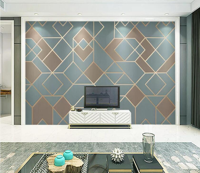 3D Colored Diamond WC89 Wall Murals Wallpaper AJ Wallpaper 2
