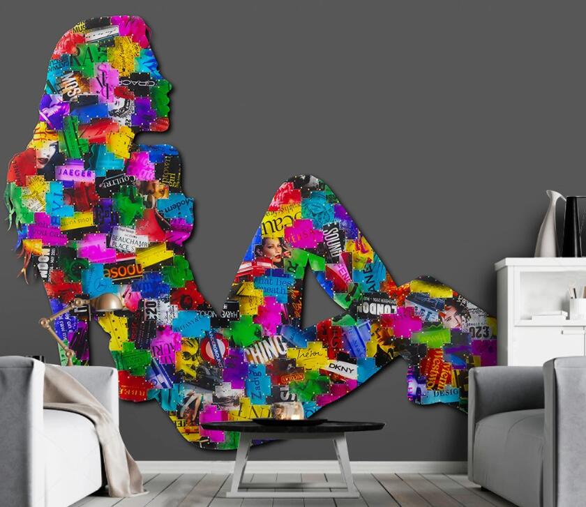 3D Color Patchwork WC79 Wall Murals Wallpaper AJ Wallpaper 2