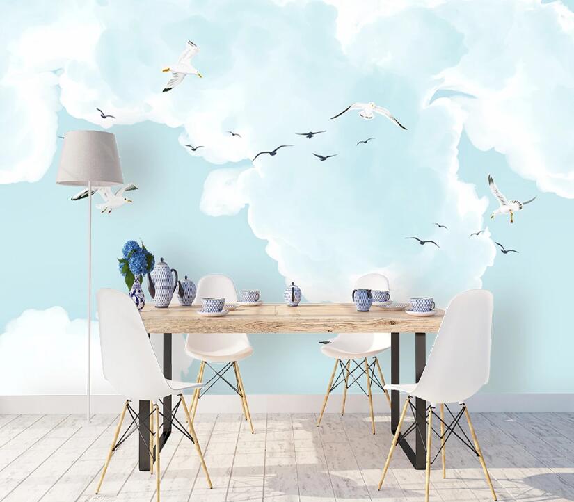 3D Flying Bird WC32 Wall Murals Wallpaper AJ Wallpaper 2