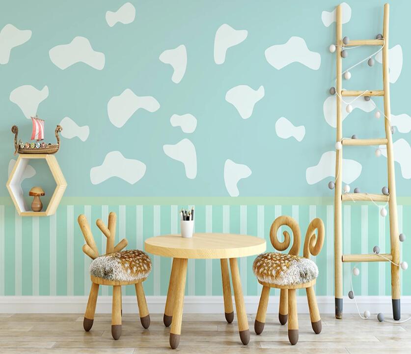 3D Cow Cute WC08 Wall Murals Wallpaper AJ Wallpaper 2