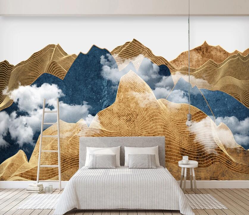 3D Abstract Valley WC61 Wall Murals Wallpaper AJ Wallpaper 2