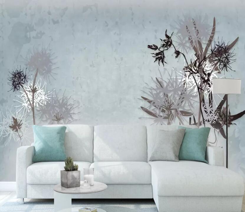3D Abstract Flower WC1491 Wall Murals