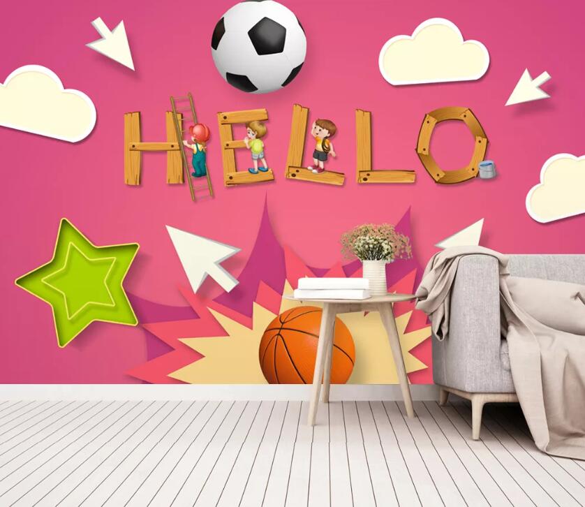 3D Football WC35 Wall Murals Wallpaper AJ Wallpaper 2