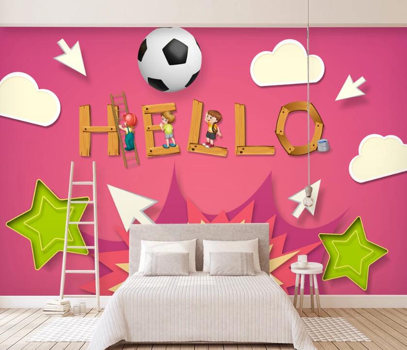 3D Football Star WC2304 Wall Murals