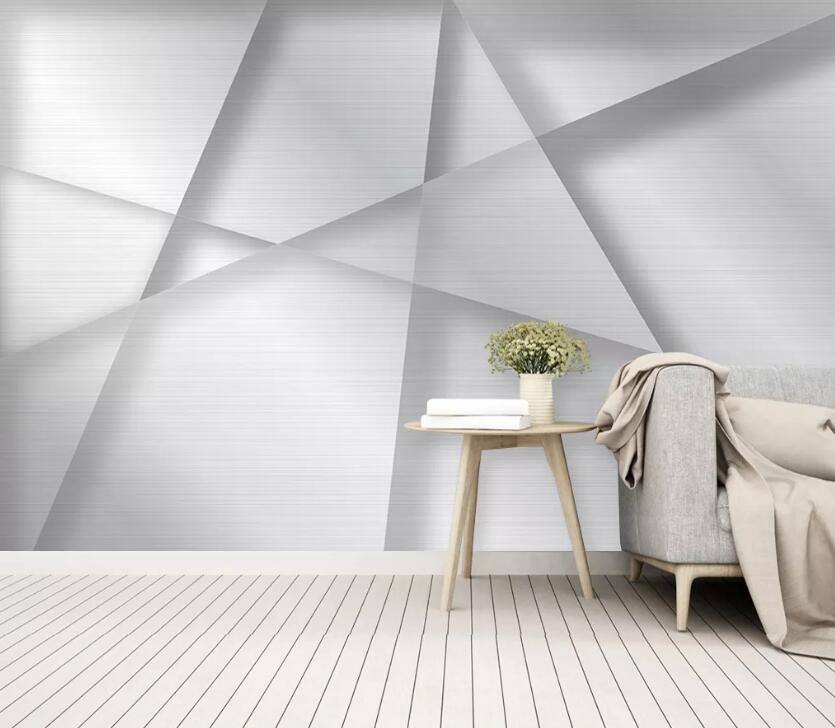 3D White Cross Line WC2276 Wall Murals