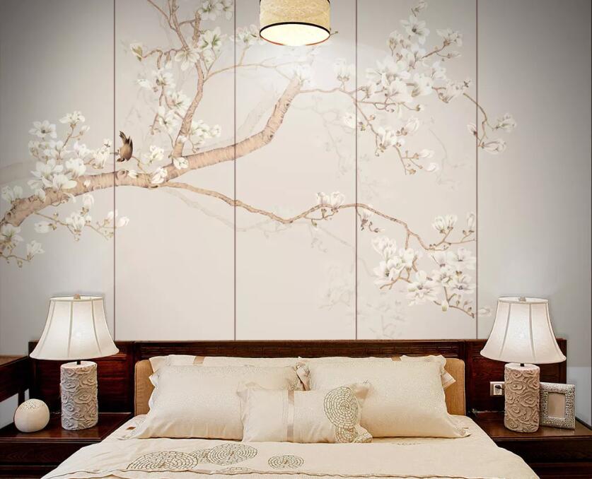 3D Branch Flower WC68 Wall Murals Wallpaper AJ Wallpaper 2