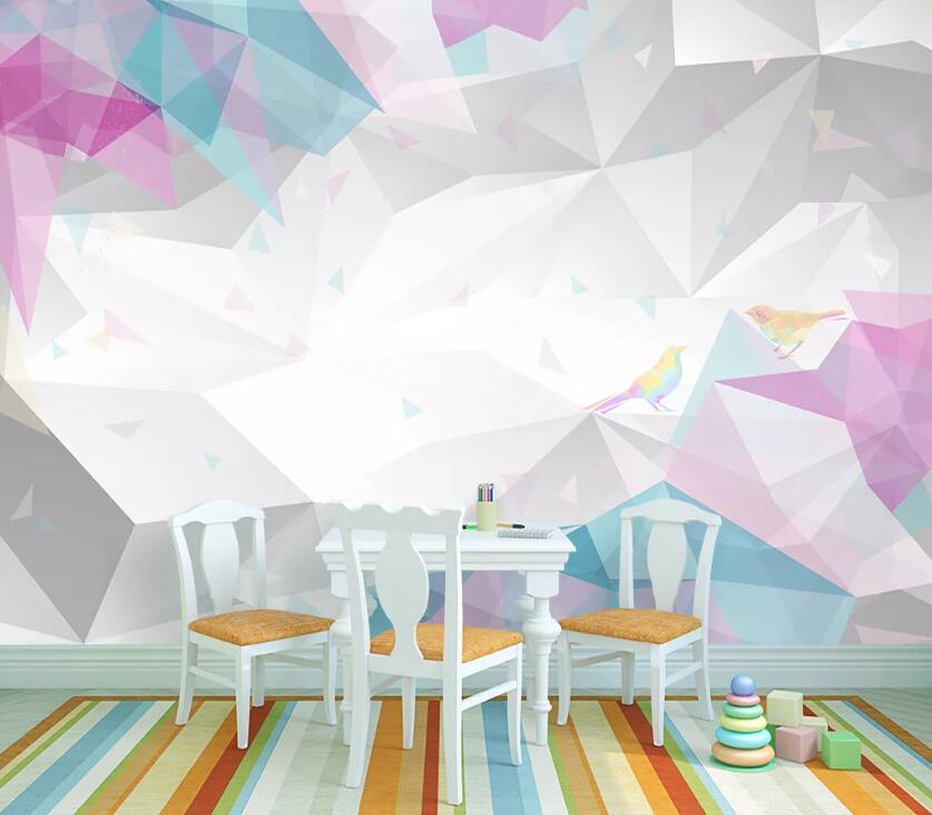 3D Colored Squares WC2206 Wall Murals