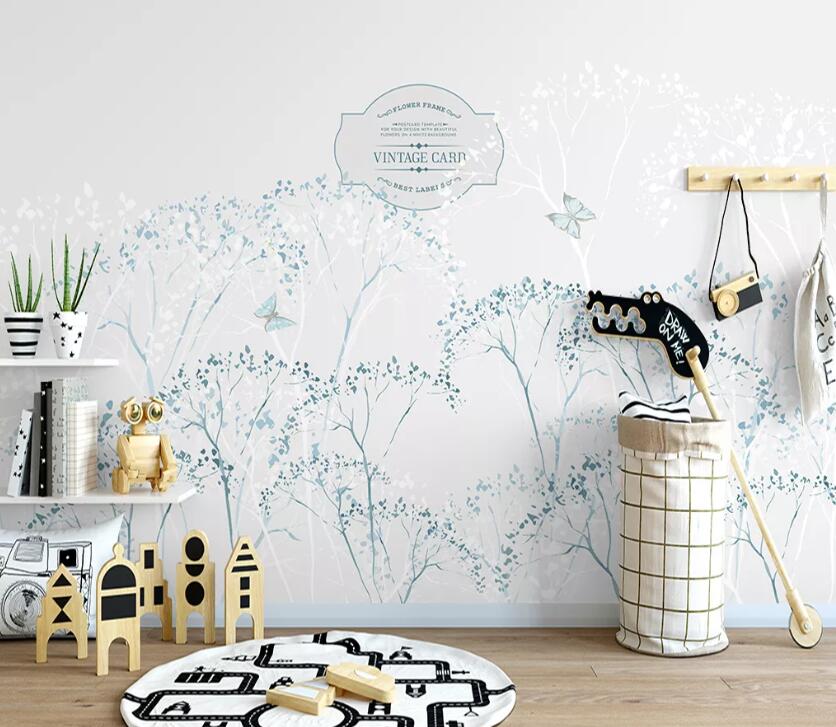 3D Green Leaf WC02 Wall Murals Wallpaper AJ Wallpaper 2