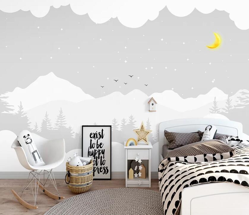 3D Snow Mountain WC48 Wall Murals Wallpaper AJ Wallpaper 2