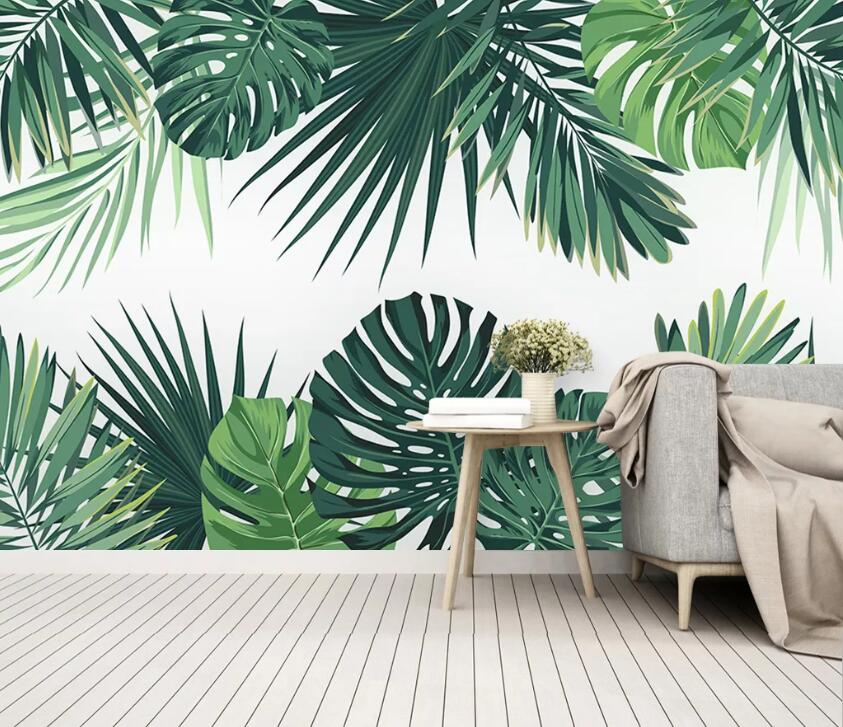 3D Banana Leaf WC2058 Wall Murals