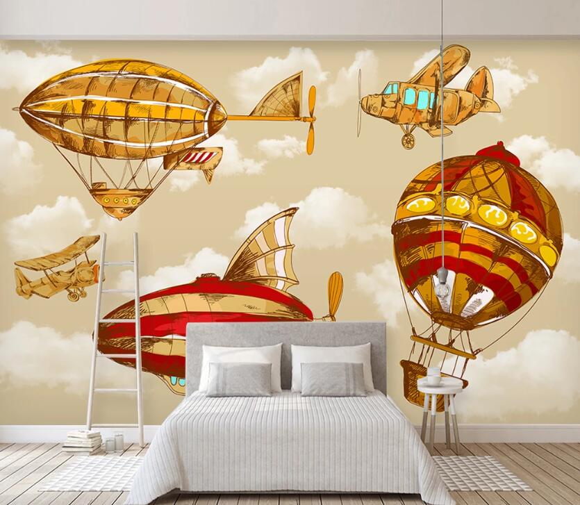 3D Spaceship WC69 Wall Murals Wallpaper AJ Wallpaper 2