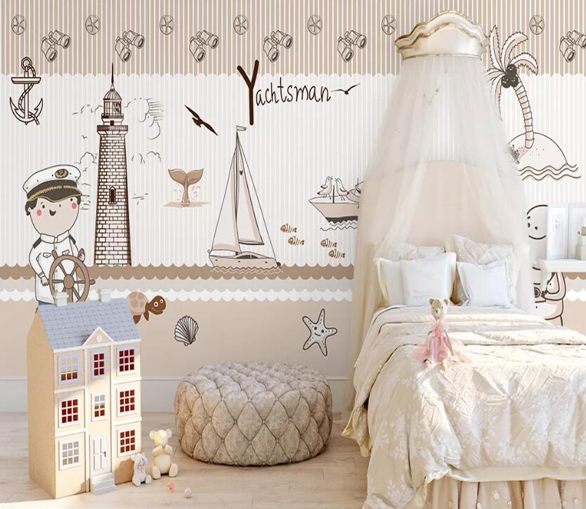 3D Sailing WC65 Wall Murals Wallpaper AJ Wallpaper 2