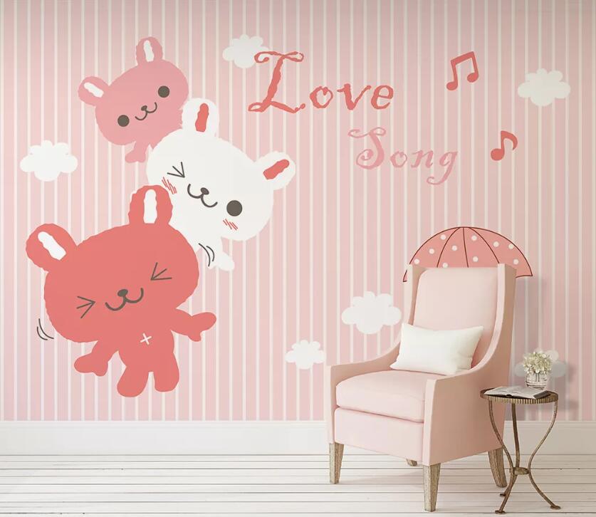3D Little Cat WC39 Wall Murals Wallpaper AJ Wallpaper 2