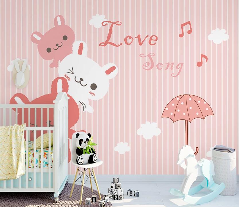 3D Little Cat WC39 Wall Murals Wallpaper AJ Wallpaper 2