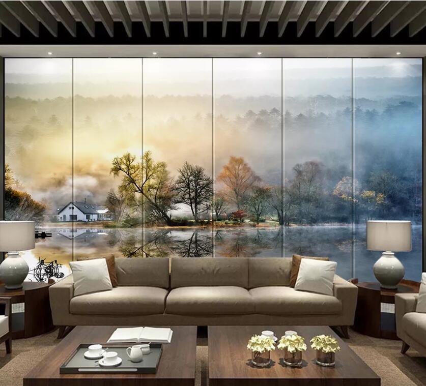 3D Jiangnan Water Township WC05 Wall Murals Wallpaper AJ Wallpaper 2