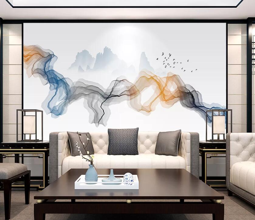 3D Abstract Peak WC1852 Wall Murals