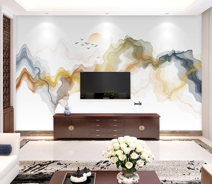 3D Gradient Shape WC1950 Wall Murals
