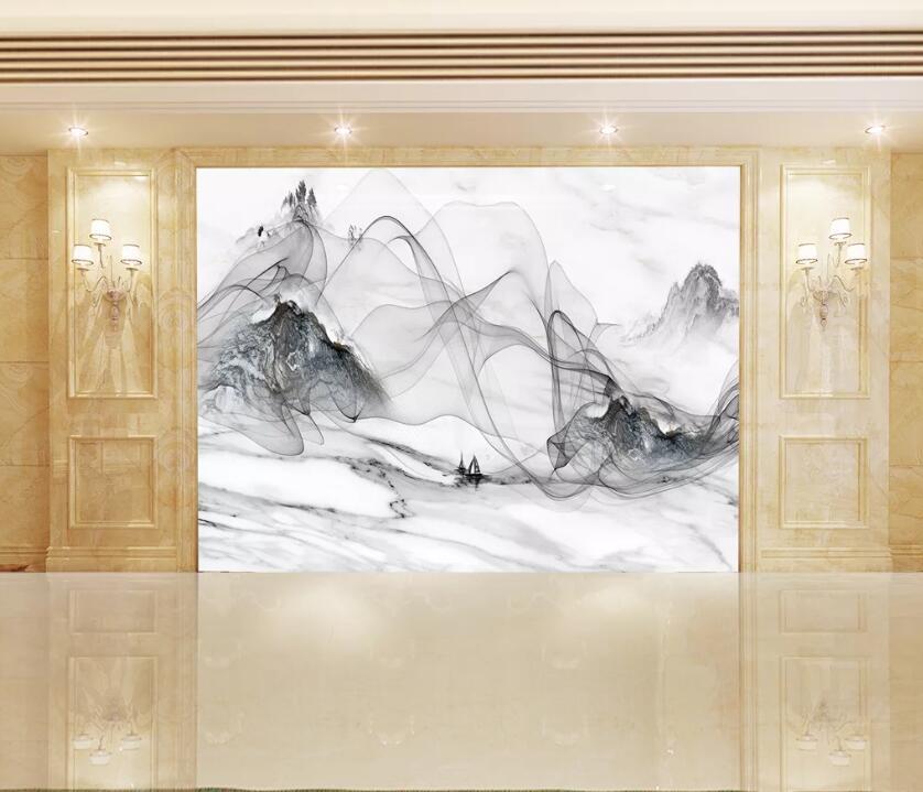 3D Abstract Valley WC46 Wall Murals Wallpaper AJ Wallpaper 2