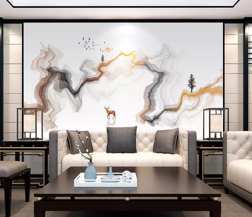 3D Sunbird Tree WC1809 Wall Murals