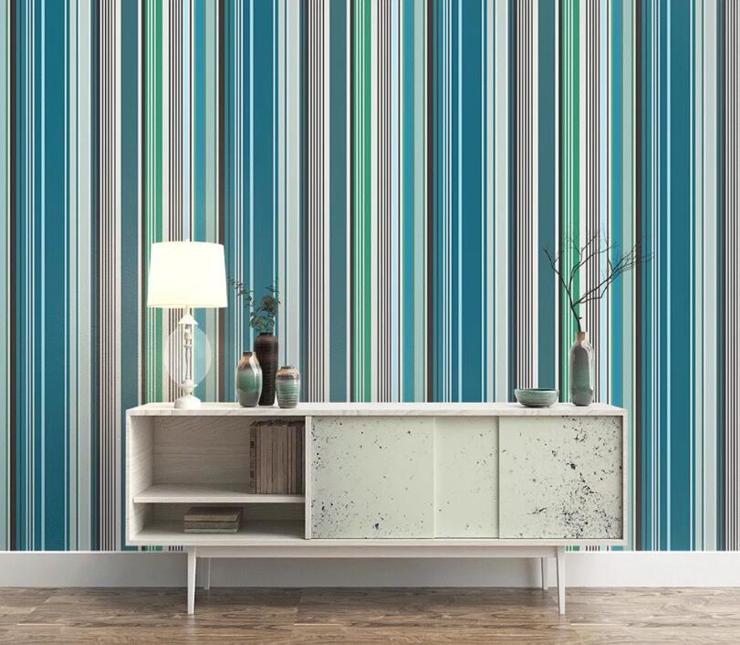 3D Green Vertical WC1780 Wall Murals