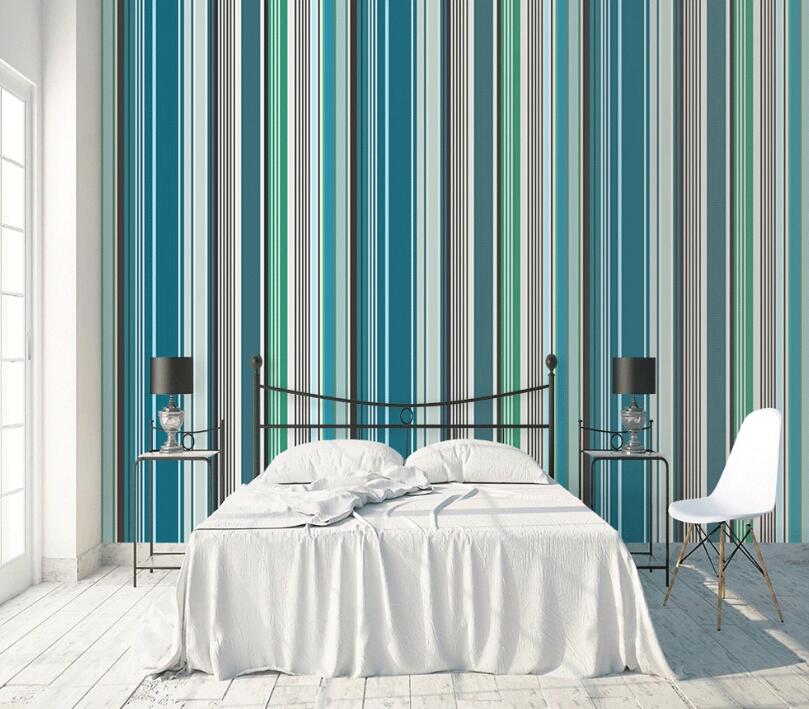 3D Green Vertical WC1780 Wall Murals