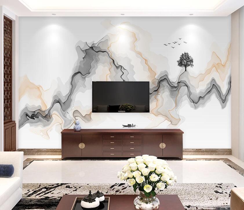 3D Abstract Valley WC58 Wall Murals Wallpaper AJ Wallpaper 2