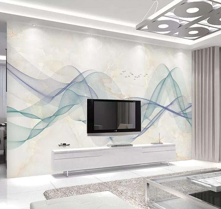 3D Abstract Bird WC1704 Wall Murals