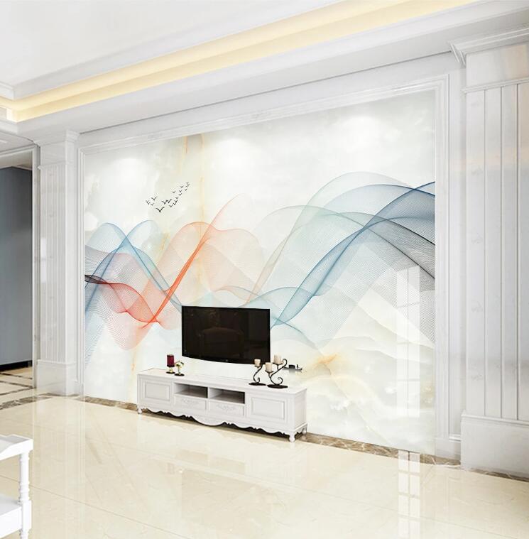 3D Color Abstract WC1703 Wall Murals