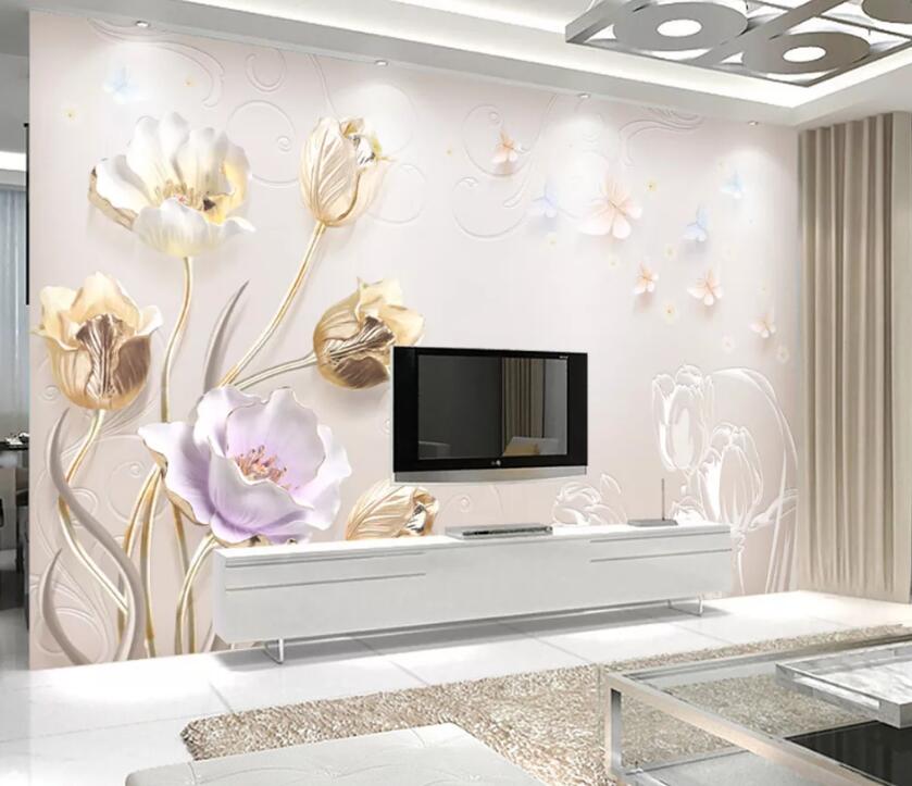3D Color Butterfly WC1607 Wall Murals