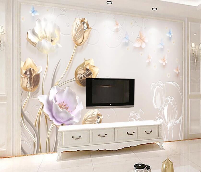3D Color Butterfly WC1607 Wall Murals