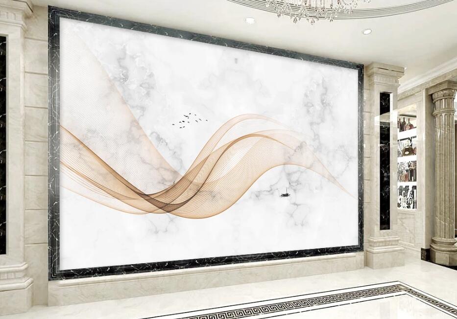 3D Marble Crack WC1544 Wall Murals