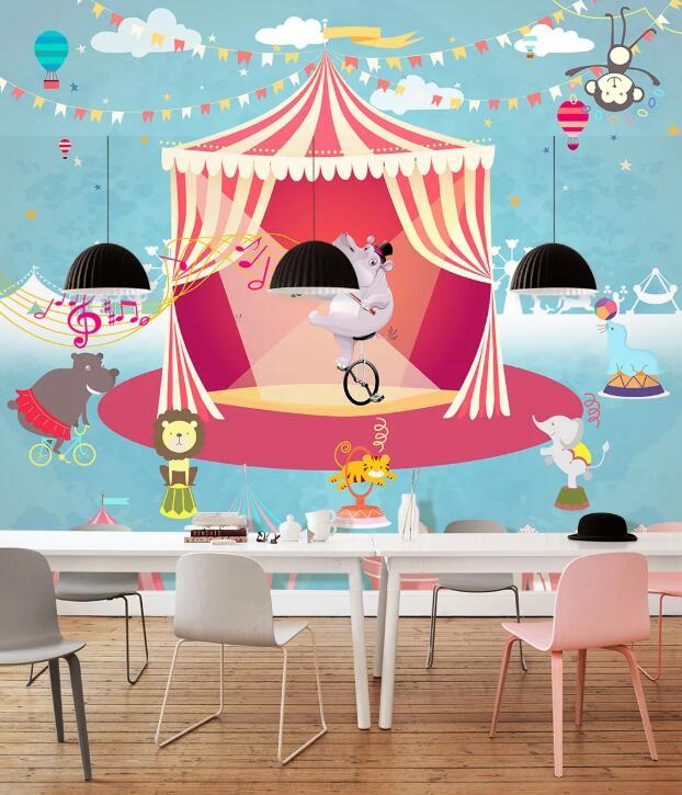 3D Animal Park WC85 Wall Murals Wallpaper AJ Wallpaper 2