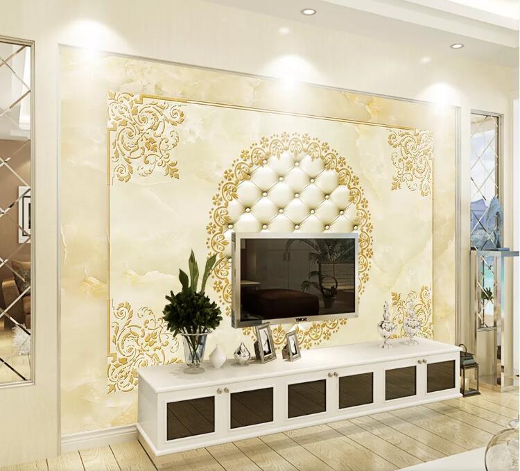 3D Golden Stripes WC74 Wall Murals Wallpaper AJ Wallpaper 2