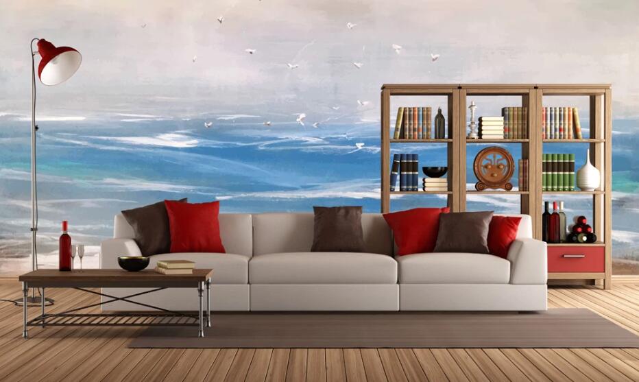 3D Flying Birds WC60 Wall Murals Wallpaper AJ Wallpaper 2