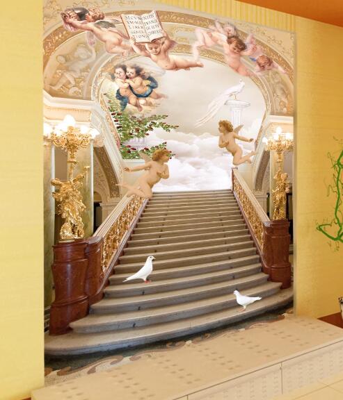 3D Cute Child WC21 Wall Murals Wallpaper AJ Wallpaper