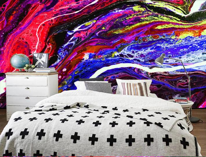 3D Color Line WC915 Wall Murals