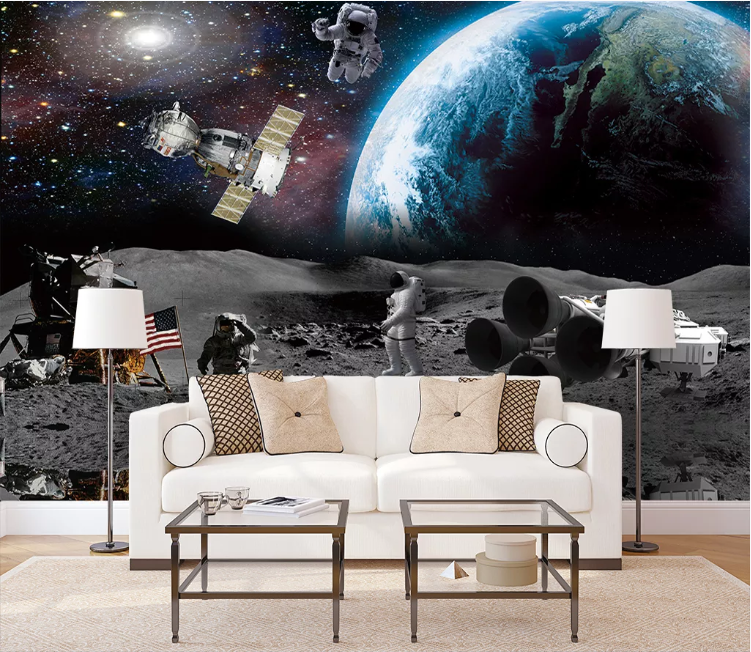 3D Earth Astronaut WC1699 Wall Murals