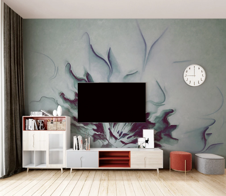 3D Abstract Flower WC2518 Wall Murals