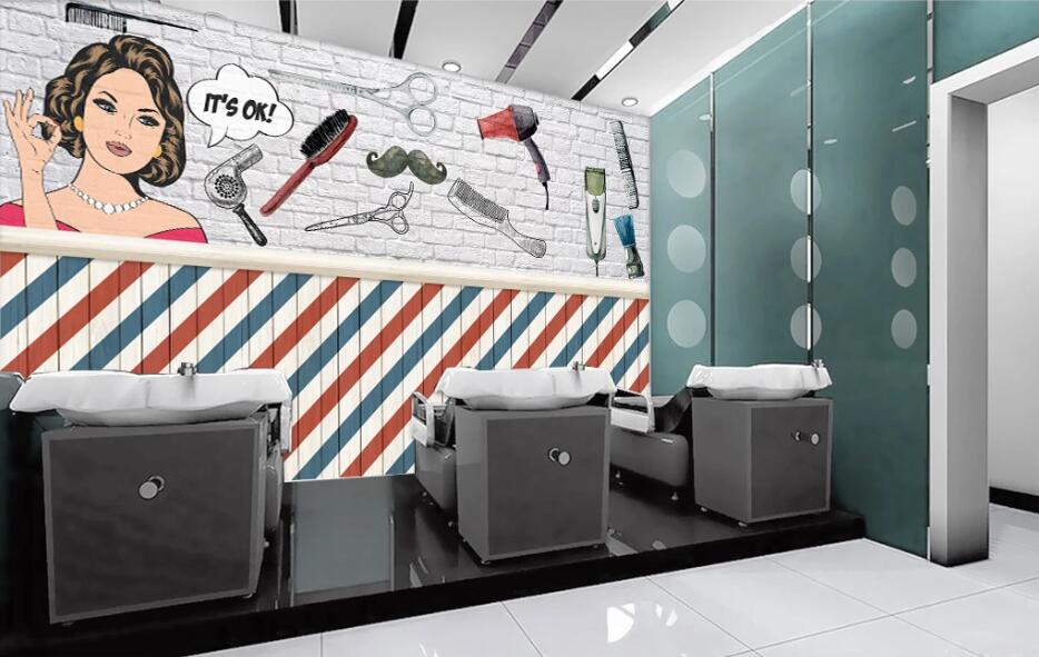 3D Beautiful Girl 1567 Wall Murals