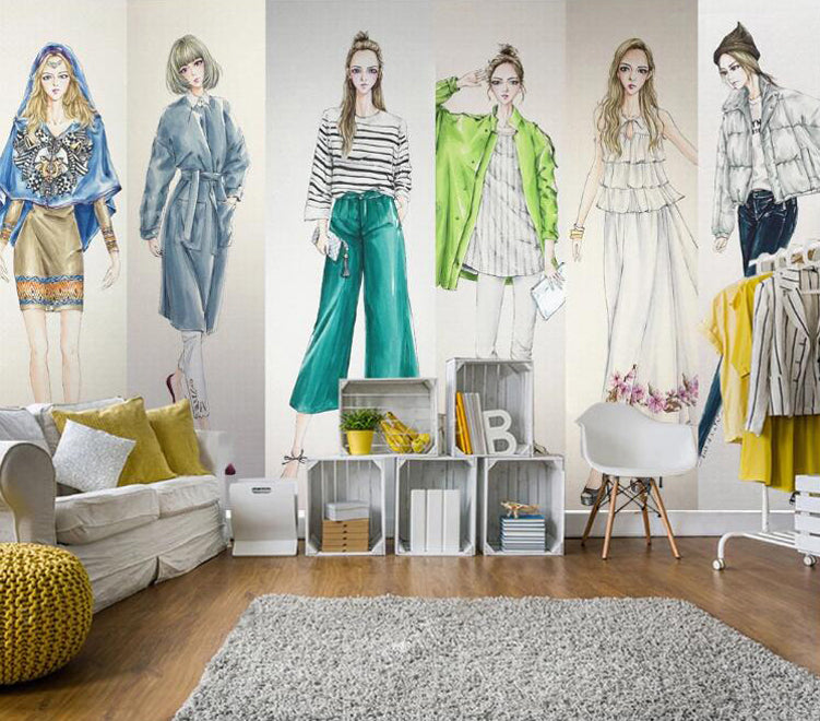 3D Summer Clothes 1595 Wall Murals
