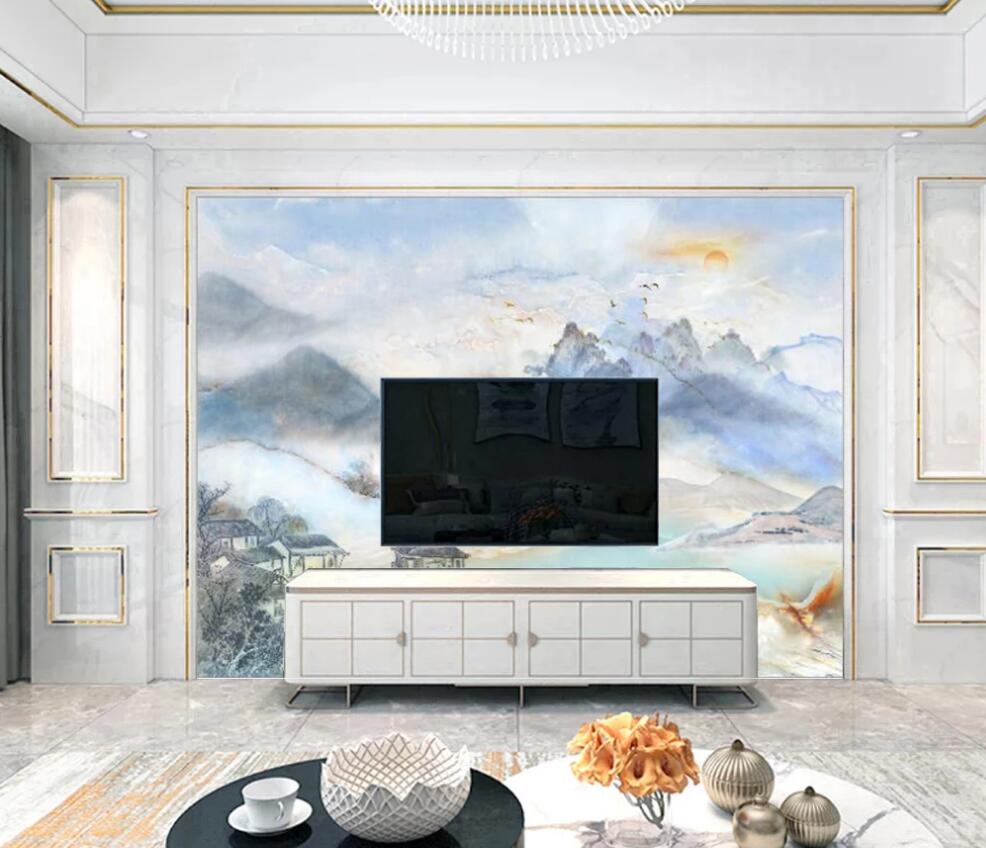 3D A Colorful Wonderland Under The Sunrise 1664 Wall Murals