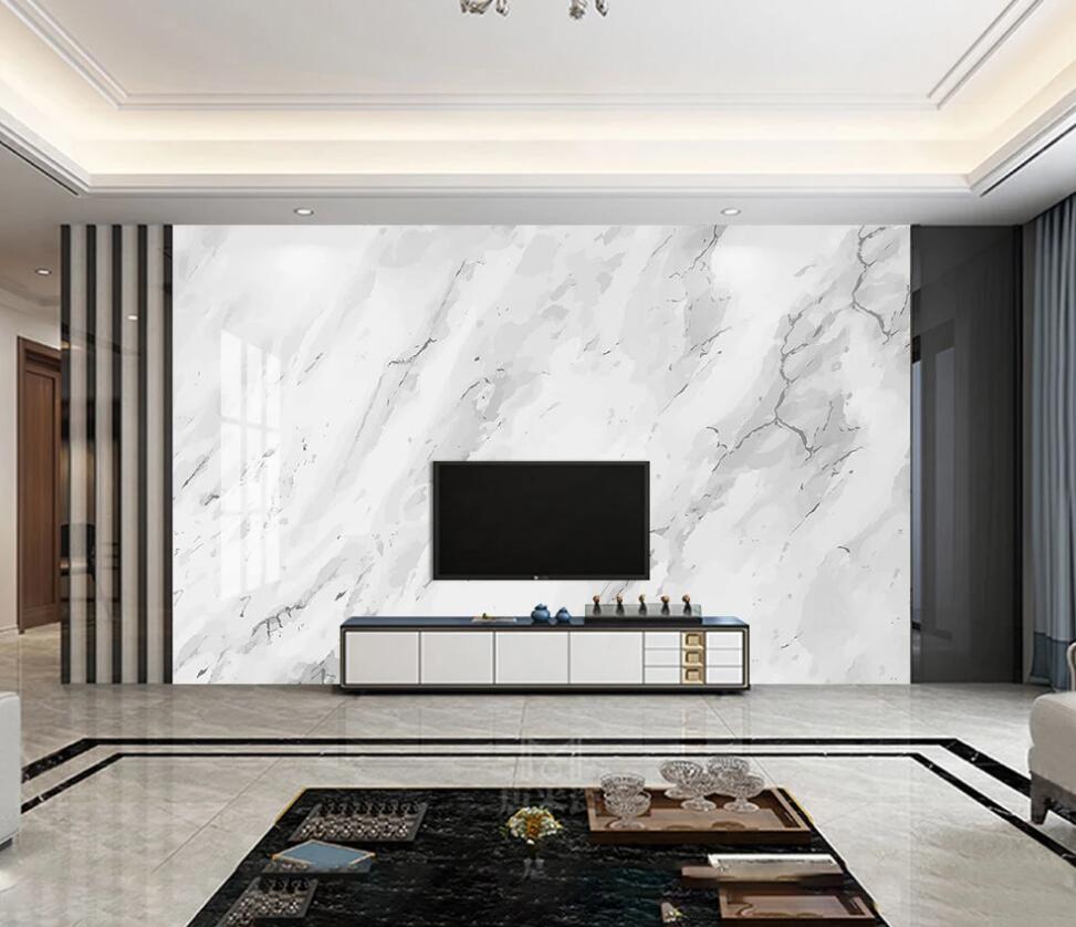 3D Ashy White Pattern Moment 1604 Wall Murals