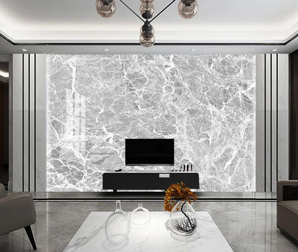 3D Fragmented White And Gray 1557 Wall Murals