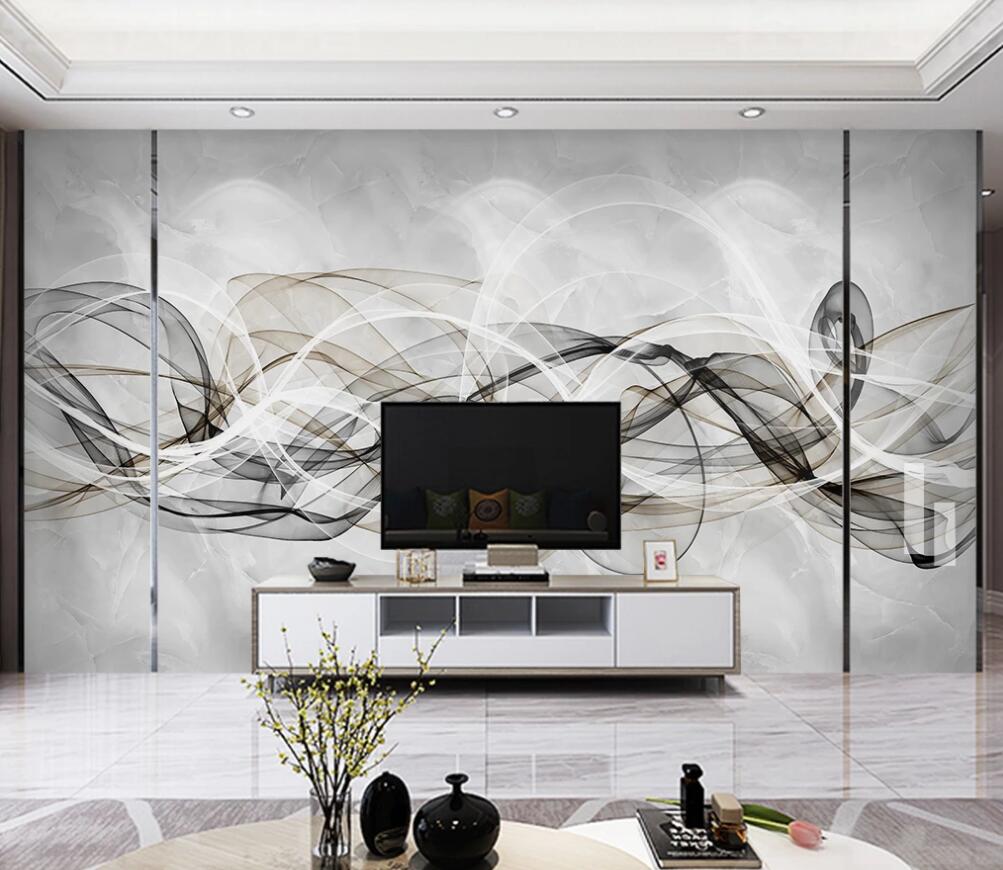 3D Colored Thin Ribbon Twine 1548 Wall Murals
