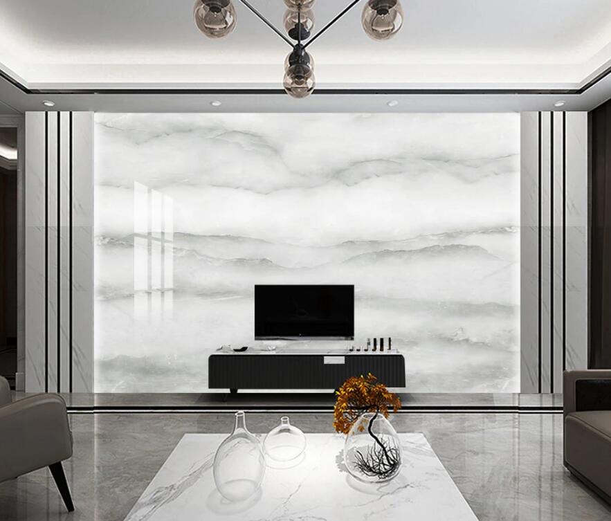 3D The Appearance Of Hazy Pale Gray 1522 Wall Murals
