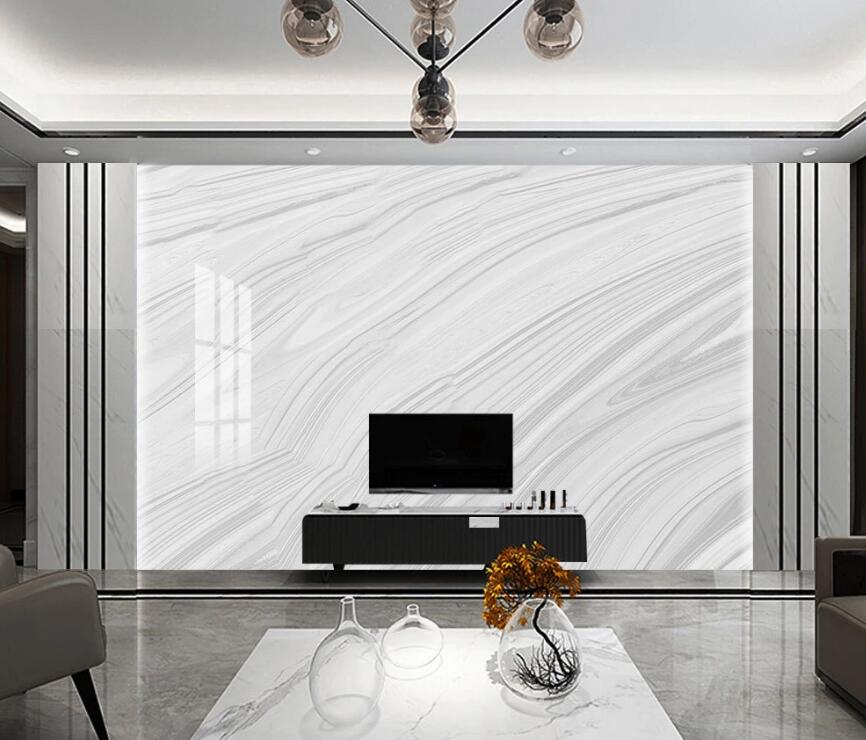 3D Light-sensitive Dense Gray Stripes 1503 Wall Murals