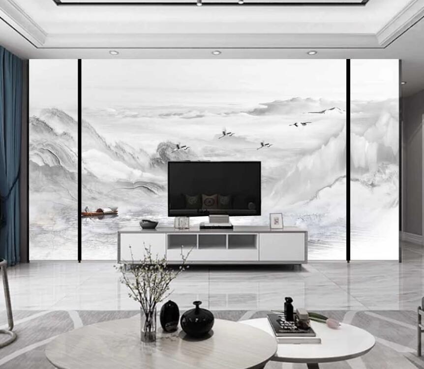3D Diluted Landscape Painting 1474 Wall Murals